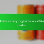 Mobles de bany: organització, estètica, confort