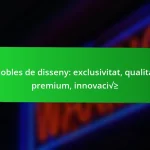 Mobles de disseny: exclusivitat, qualitat premium, innovació