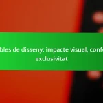 Mobles de disseny: impacte visual, confort, exclusivitat