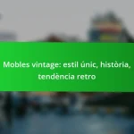 Mobles vintage: estil únic, història, tendència retro
